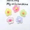 Resina Serie de Flores de Colores Colgante para Bolso DIY Pasador Llavero Funda para Teléfono Móvil Flor para Agujero de Zapato Accesorios de Decoración