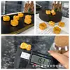 Colección de Figuras de Gato Pintadas de Ébano, Gato Acostado, Bebé Plátano, Accesorios Divertidos para Gatos, Accesorios de Joyería de Moda