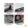 Estribo Rampa Umbral Rampa Bordillo Rampa de Goma para el Hogar Rampa para Subir Coche Rampa de Escalada Reductor de Velocidad