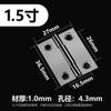 Bisagra miniatura plana abierta de acero inoxidable 304 para puerta de gabinete, bisagra de 1 pulgada, 2 pulgadas y 3 pulgadas, bisagra para puerta y caja de ventana, mini bisagra plegable