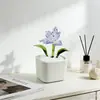 Maceta de Flores Esmaltada Zibo, Decoración con Flores Artificiales, Artesanía, Regalo del Día de la Madre, Flor Eterna, Decoración Creativa de Escritorio