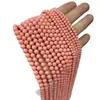 Rosa Pêssego Nude Pérolas de Imitação Alta Swarovski Contas Soltas Contas Redondas Furo Reto Pérolas de Concha Acessórios para Joias DIY Fonte Atacado