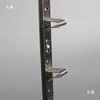 Aleación de Aluminio, Columna de Agujero Cruzado de Acero Inoxidable, Tira de Columna Aa, Soporte de Estante, Soporte de Vidrio, Soporte de Aluminio, Clip de Hebilla, Riel Montado en Pared
