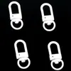 Hebilla de Puerta de Aleación Pintada Colorida Llavero en Forma de U Hebilla de Joyería Giratoria Colgante para Bolso DIY Cadena para Teléfono Móvil Accesorios de Joyería
