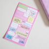 Pegatina de Material de Texto Igual que INS Corazón de Chica Brillante Texto Base Joker DIY Tarjeta Goo Pegatina Decorativa