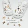 2026 Novos Pingentes de Sapato Pétala Caindo para Crocs Acessórios DIY Fivelas de Sapato Cabedal de Sapato Enfeites de Alta Qualidade Acessórios