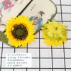 Nuevos Capullos de Flores Artificiales en Varios Estilos, Pegatinas de Pared para el Hogar, Decoraciones para Ventanas, Adornos Pequeños, Cabezas de Flores de Girasol Latino