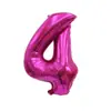 Globos de Foil Número Pequeño Versión Americana 16 pulgadas Globos de Número Delgados Decoración para Fiesta de Cumpleaños Infantil Globos de Número