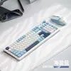 Teclado e Mouse Mecânicos com Fio Viper KM700 para Computadores e Laptops de Jogos, Teclado Iluminado em Duas Cores