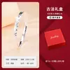 Pulsera de Plata Pura 9999 Hielo Triturado Pulsera Sólida de Plata Rota Venta al por Mayor Regalo del Día de San Valentín Chino Cumpleaños para Novia