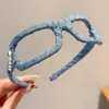 Diadema de Malla de Verano de Caña Alta para Mujer 2026 Nuevo Estilo Moda de Gama Alta Accesorio para el Cabello para Lavarse la Cara