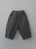 Pantalones casuales de pana rectos estilo coreano Ins para niños y niñas, pantalones de bebé para niños, color sólido combinable para primavera y otoño, pantalones de pierna ancha