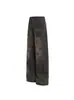 Jeans de Mezclilla Lavados y Desgastados con Relieve Estilo Retro Americano para Hombres y Mujeres, Pierna Recta Suelta, Adelgazantes, Versátiles Pantalones de Pierna Ancha