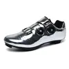 Zapatillas de Ciclismo Nuevas Suela de Nylon Zapatillas de Ciclismo de Carretera Zapatillas con Cierre de Ciclismo Zapatillas con Cierre de Espejo Zapatillas de Ciclismo