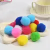 Pompons Grandes Coloridos de 5cm, Bolas de Pelúcia de Polipropileno, Cores Sortidas para Artesanato Infantil, DIY para Jardim de Infância, Acessórios Pompons Bandeja de Ovo