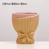 Arranjo de Flores Laço Simples Estilo Pastoral Vaso de Flores Cerâmica Grés Planta Suculenta Vaso Versátil Mesa Mesa Ornamentos de Plantas em Vasos