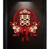 Pegatinas de Carácter Doble Felicidad para Boda para Dormitorio, Puerta de Habitación de Boda, Decoración de Ventana, Pegatinas de Pared Especiales, Carácter Doble Felicidad para Puerta Principal, Set de Decoración de Boda