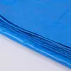 Lona de Plástico PE Tela Impermeable Doble Azul 140g Aislamiento Térmico Exterior Protección Solar Cubierta para Lluvia de Camión Cubierta Gruesa para Sombrilla