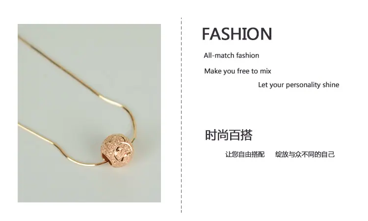 玫瑰金-八角蛇骨链-产品实拍-2-3