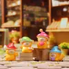 Manualidades de Resina de Gato de Dibujos Animados Gato Hongo Estrella Xiaobao Caja Sorpresa Figura de Juguete Creativa de Moda Decoración de Escritorio