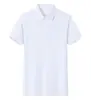 Camisa tipo polo de nailon de color liso, ropa de trabajo hecha a medida para hombres, camiseta de manga corta fina de verano, empresa de ropa de fábrica con logo impreso
