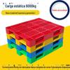 Palete de empilhadeira de cor personalizada Sichuan Grids, plataforma de depósito, palete de logística, placa de prateleira de plástico para paletes
