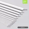 Materiales para Maquetas de Mesa de Arena Arquitectónica DIY Modificación de Plástico Tira ABS Varilla Redonda Sólida Palo Palo de Pegamento Tubo Semicircular Tubo Cuadrado