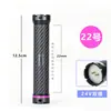 Patrón de Fibra de Carbono Varilla Caliente Extensible de 12.5 cm con Agujero Único/Doble Rizador de Cabello Máquina Rizadora de Cabello Digital Universal