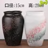 Yixing Maceta Grande de Cerámica Gruesa para Suculentas Tocón Viejo Planta Verde Maestro Tocón de Acantilado Retro Simple Transpirable Maceta de Cerámica