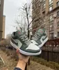 Putian Pura Original Qiao 1 Zapatos de Baloncesto para Hombre Aj1 de Caña Baja Tenis para Mujer Zapatos Deportivos Obsidiana Azul Carolina del Norte Azul y Blanco Modernos