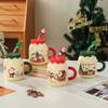 Amazon Explosiones Navidad Taza de Anciano Taza de Cerámica Taza de Café Regalo Taza de Agua Taza de Navidad Regalo Acompañante