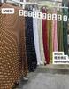 Verão 2025 Novo Estilo Chiffon Cintura Alta Slim Plissada Poá Comprimento Médio Saia Feminina Fashionável Saia Evasê
