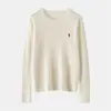 Suéter de Lana Pura 100% Finamente Hilada con Cuello Redondo para Mujer, Suéter Casual de Punto Base, Nuevo Otoño e Invierno 2026