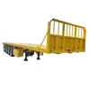 Exportación de Fábrica Remolque Plataforma Semi-remolque 13m Remolque Plataforma para Contenedores 20 pies 40 pies Plataforma para Contenedores