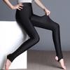 Calça Legging de Veludo Forrada Feminina Outono e Inverno Roupa Externa Calça Brilhante Calça Quente Slim Engrossada Calça Elástica de Pé Tamanho Grande