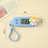 Reloj de Bolsillo Mini Lindo de Dibujos Animados para que los Estudiantes lo Usen durante los Exámenes y el Estudio, Pantalla de Fecha y Hora, Reloj Electrónico Compacto Silencioso