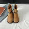 Otoño 2026 Nuevas Botas Vaqueras Retro de Suela Gruesa para Mujer Botines Casuales Versátiles Moda Cómodas Botas para Mujer Cómodas