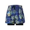 2026 Nuevos Bañadores Estampados para Hombre, Shorts de Playa Transpirables de Secado Rápido, Boxer Anti-Vergüenza, Pantalones Cortos para Vadear Talla Grande