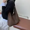 Bolso Tote de Gamuza Retro Casual para Viajero de Gran Capacidad para Mujer 2024 Nuevo Otoño e Invierno Bolso de Hombro Versátil de Nicho