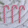 Caramelo Navideño Acrílico Plástico Infantil Caramelo Paleta Bastón de Caramelo Decorativo DIY Azúcar Decorativo Árbol de Navidad Colgante de Azúcar Decorativo