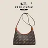 Bolsas Femininas Transfronteiriças 2026 Novo Estilo Bolsa Hobo Vintage Monograma Bolsa de Ombro Transversal Leve Luxo Versátil Bolsa de Axila