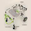 Silla de ruedas para perros con patas traseras para discapacitados, coche para perros mayores, sobrio, gato, peluche con patas traseras parálisis, ciclomotor auxiliar de cuatro ruedas