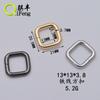 Fabricantes Qifeng acessórios de ferragem para malas fivela quadrada fivela de boca ajuste de metal fivela de ferro corda de tração fio de ferro fivela quadrada
