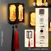 Ímã de geladeira Festival do Meio Outono DIY lanterna mini luminosa feita à mão adesivo magnético presente criativo feito à mão para crianças