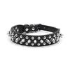Collar para perro explosiones transfronterizas estilo punk pu Liu Ding anillo para cuello de perro anti-mordida anti-rotura con púas collar para mascota al por mayor
