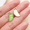 20 tipos de simulación de goteo de aceite creativos granja vegetal brócoli champiñón aleación de zinc colgantes accesorios para joyería DIY