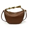 Bolsa Unicolor de Um Ombro Feminina 2026 Nova Moda Simples Bolsa de Ombro Único sob o Braço Bolsa Transversal de PU Macio Versátil Bolsa Dumpling