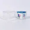 Caja de Almacenamiento de Polvo de Chocolate para Billar Caja a Prueba de Humedad Plástico Transparente Caja de Pólvora para Billar de Ocho Bolas Snooker Accesorios Portátiles