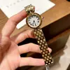 Nuevo Reloj Redondo de Gama Alta para Mujer con Brazalete Incrustado de Diamantes Estilo Romano Reloj de Cuarzo de Aleación Transfronterizo Venta al por Mayor