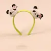 Diadema de Felpa de Panda Accesorio para el Cabello de Niña Pasador para el Cabello Infantil Diadema de Animal para Lavarse la Cara Elemento Dulce de Dibujos Animados Flequillo